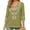 Green/054/G, variant on Grosy Womens Plus Size Tops 3/4 Sleeve V Neck Shirts Tunic Casual Floral Embroidered Loose Summer Fall Blouses Mexican Peasant Cotton Rayon Shirts-054/Gray/S