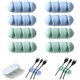 thumbnail image 1 of 8 piezas de organizador de cables multiusos, organizador de clips para colgar, fijador de cables, se puede colocar en la pared, madera contrachapada, azulejos, vidrio y otras superficies lis, 1 of 5