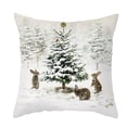 thumbnail image 2 of Funda de cojín de árbol de alce de Navidad adornos navideños para el hogar 2022 regalos de Navidad adorno de Navidad Año Nuevo Tan Jianjun unisex, 2 of 2