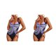 thumbnail image 4 of Naiovety Poliéster Disfrute del verano con estilo Trajes de baño impresionantes para mujeres Traje de baño ligero y modesto Traje de baño púrpura s,1 2piezas, 4 of 6