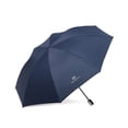 thumbnail image 1 of yeacher Unisex 8-Rib Compact UV Sun Umbrella with Black Coating, Reinforced Frame, 97cm Wide Canopy, 68cm Height, Manual Navy Blue UV Protection Umbrella, 1 of 6