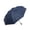 Navy Blue, variant on Manual Travel Rain Umbrella Foldable Off White Compact Sun Shading Parasol, Windproof 8-Rib Frame, UV Protection Black Coating, 38.2 in / 97 cm