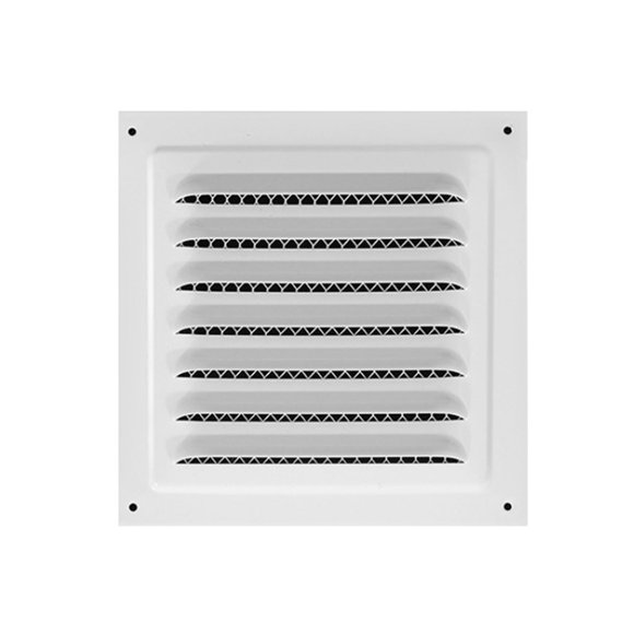 Luzkey Metal Vent Cover Grille Cover Encrypted Grid Easy to Install Air Return Grille Air Vent Louver for Residential Kitchen Office 20cmx20cm