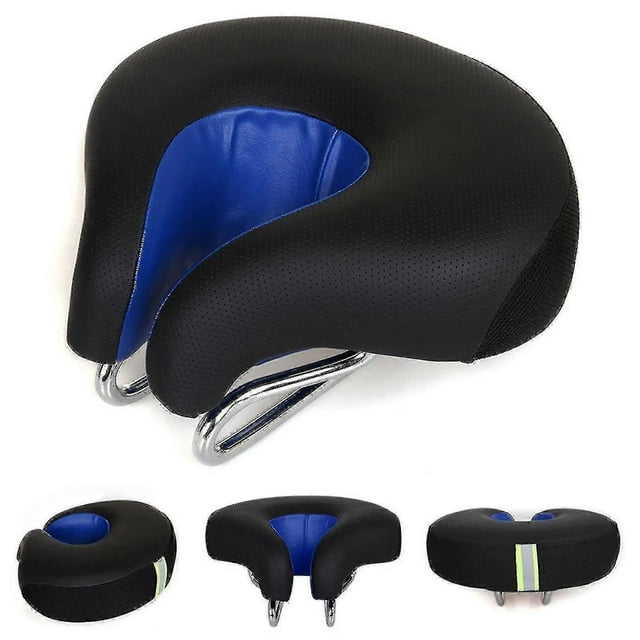 Bicycle Saddle No Nose Bicycle Saddle Mountain Bike Thickened Super Soft Cushio Tw Gift Linzero