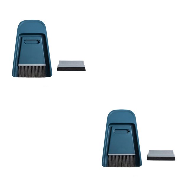 Monstrate Mini cepillo de limpieza de barrido de escritorio, juego de recogedor para limpiar de comedor, mango de sofá, escoba de limpieza para el Type1 NO1 Monstrate CBP040973