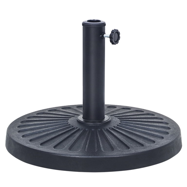 Abble Market Umbrella Base, 26.5 lbs, Matte Black photo 1