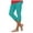 Mint Green, variant on felwors Summer Capris for Women Casual Stretch High Waisted Yoga Pants Lightweight Pull On Side Split Athletic Cropped Trouser AG for Size L