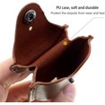 thumbnail image 4 of Funda de Cuero para AirPods con Llavero, Funda Protectora portátil de Cuero Premium a Prueba de Golpes para Auriculares AirPod Estuche de Carga - Marrón Oscuro-Marrón Oscuro- oso de fresa  Electrónica, 4 of 5