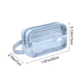 thumbnail image 3 of SLYNSHome Grande Capacité Trousse à Crayons Transparente Sac à Crayons Bleu Grande Capacité Trousse à Crayons Fournitures de Bureau Collège Cadeau de Rentrée Scolaire, 3 of 7