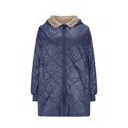 thumbnail image 4 of Womens Sherpa Fleece Lined Jacket Trendy Quilted Zip Up Hooded Winter Warm Parka Coat Outwear with Pockets, 4 of 8