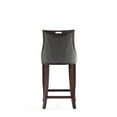 thumbnail image 6 of Manhattan Comfort Emperor 27" Faux Leather Counter Stool in Pebble, 6 of 11