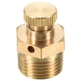 thumbnail image 1 of Unique Bargains Pneumatic Exhaust Valve Repair Replacement Parts Control Device, G3/8 Male, Gold Tone, 1 of 4