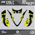thumbnail image 2 of Kalair GFX Graphics Kit for APEX PRO SHARK MXR70 MXR90 (All Years) Revolt Series, 2 of 6