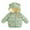 01 Green, variant on Hicidod Kids Winter Jackets Cute Bear Ears Hooded Long Sleeve Zipper Down Coats Lightweight Lined Fleece Padded Warm Jacket