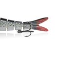 thumbnail image 1 of Señuelo de pesca 140 mm Wobblers Pike 8 secciones Multi articulado Swimbait (01) Sywqhk Para Estrenar, 1 of 8