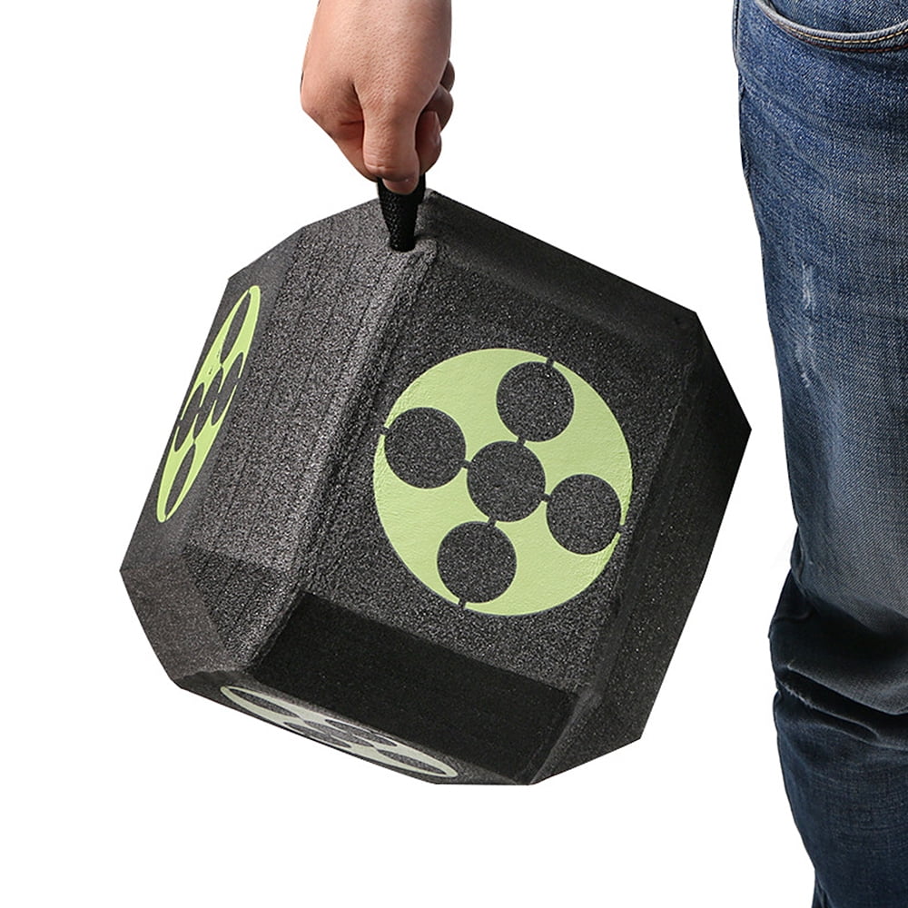 18 Sides 3D Archery Target Self Healing XPE Foam Target Dice Cube for