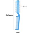 thumbnail image 2 of HSHDLDF 6 Pieces Hair Cutter Comb with Blades Pet Razor Comb Double Sides Removal Comb Dual Side Cutting Scissors for DIY Shorten Shape Thin Hair Gently Grooming Cutting Dogs Hair (Pink, White, Blue, 2 of 6