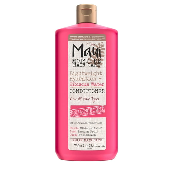 Acondicionador Maui Moisture Lightweight Hydration con agua de hibisco, 750 ml
