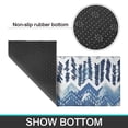 thumbnail image 6 of Blue Chevron Geometric Boho Pattern Kitchen Rugs Sets Of 2,Anti Fatigue Kitchen Mat Rugs Non Slip Washable,Decorative Kitchen Floor Mats for Kitchen,Sink,Laundry,17"x30"+17"x47", 6 of 7