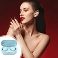 thumbnail image 4 of Mini Earplug Bluetooth Earphones, Bluetooth 5.0 Wireless Earbuds, Bilateral Stereo Sound, HIFI Sound Quality, Easy Pairing, Lightweight, for Sports Gym Running, 4 of 7