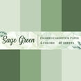 thumbnail image 1 of Papel Cartulina 40 Hojas 216gsm 21,6 x 27,9 cm Verde Salvia, 1 of 7