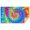 Colorful Rainbow Tie, variant on Colorful Tie Dye Spiral Pattern Rectangle Tablecloth 60"x102",Waterproof Polyester Rectangle Table Cloth, Wipeable Spillproof Polyester Tablecloth for Dining, Camping, Indoor and Outdoor