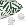 thumbnail image 3 of KLL Palm Branch With Leaves Pillow Covers Envelope Closure,Super Soft and Cozy Fuzzy Fleece Pillow Case Cover 20"x30", 3 of 5