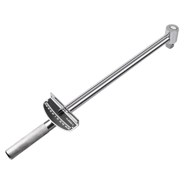 Llave dinamométrica con puntero, llave dinamométrica profesional, llave de extracción de llaves para 500 N 145 kg