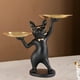 thumbnail image 2 of llavero de estatua de resina Francés Estatua Bandeja Arte Escritorio Estatuilla Mesa Decoración Regalo Negro, 2 of 7