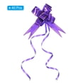 thumbnail image 3 of Unique Bargains 2.8inch Pull Bows Present Wrapping String Bows Ribbon Gold Thread Style Dark Purple 40 Pack, 3 of 6