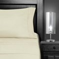thumbnail image 2 of Superior Fogarty Embroidered Microfiber Sheet Set, Cal King, Ivory, 2 of 4