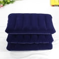 thumbnail image 3 of MasteelfCA 4PCS Outdoor Travel Camping Square PVC Flocking Inflatable Pillow, 3 of 7