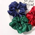 thumbnail image 3 of RAGUPEL 5Pcs Scrunchies,Silk Fabric Luxury Satin Scrunchies,Elegant Hair Accessory Scrunchies for Women,Red, 3 of 4