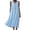 1_Blue, variant on Summer Dresses for Women Casual Solid Button Sleeveless Loose with Pockets Midi Sundress