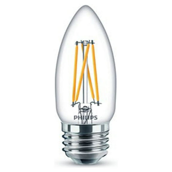 Philips 546762 Vintage B11 LED Bulb, Clear, 9 Watt