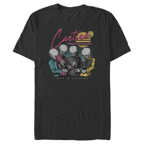 Men's Star Wars: A New Hope Figrin D'an and the Modal Nodes Cantina Mos Eisley Graphic T-Shirt