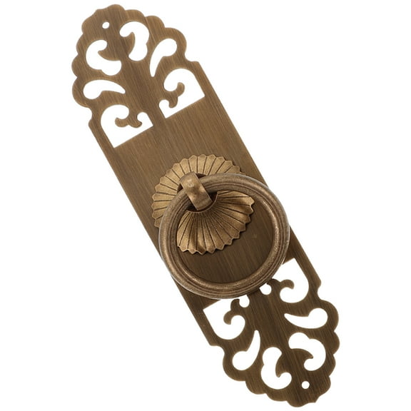 Zehuanyu  Pure Copper Handle Flush Kitchen Cabinets Black Door Knob Drawer Handles Baby