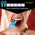 thumbnail image 1 of 7 unids/set pulidor blanqueador de dientes reemplazable con esponja blanqueadora cepillo de limpieza de dientes no tóxico seguro Simple para herramientas de cuidado bucal Wdftyju Libre de BPA, 1 of 7