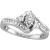 1/6 Carat T.W. Diamond Sterling Silver Promise Ring