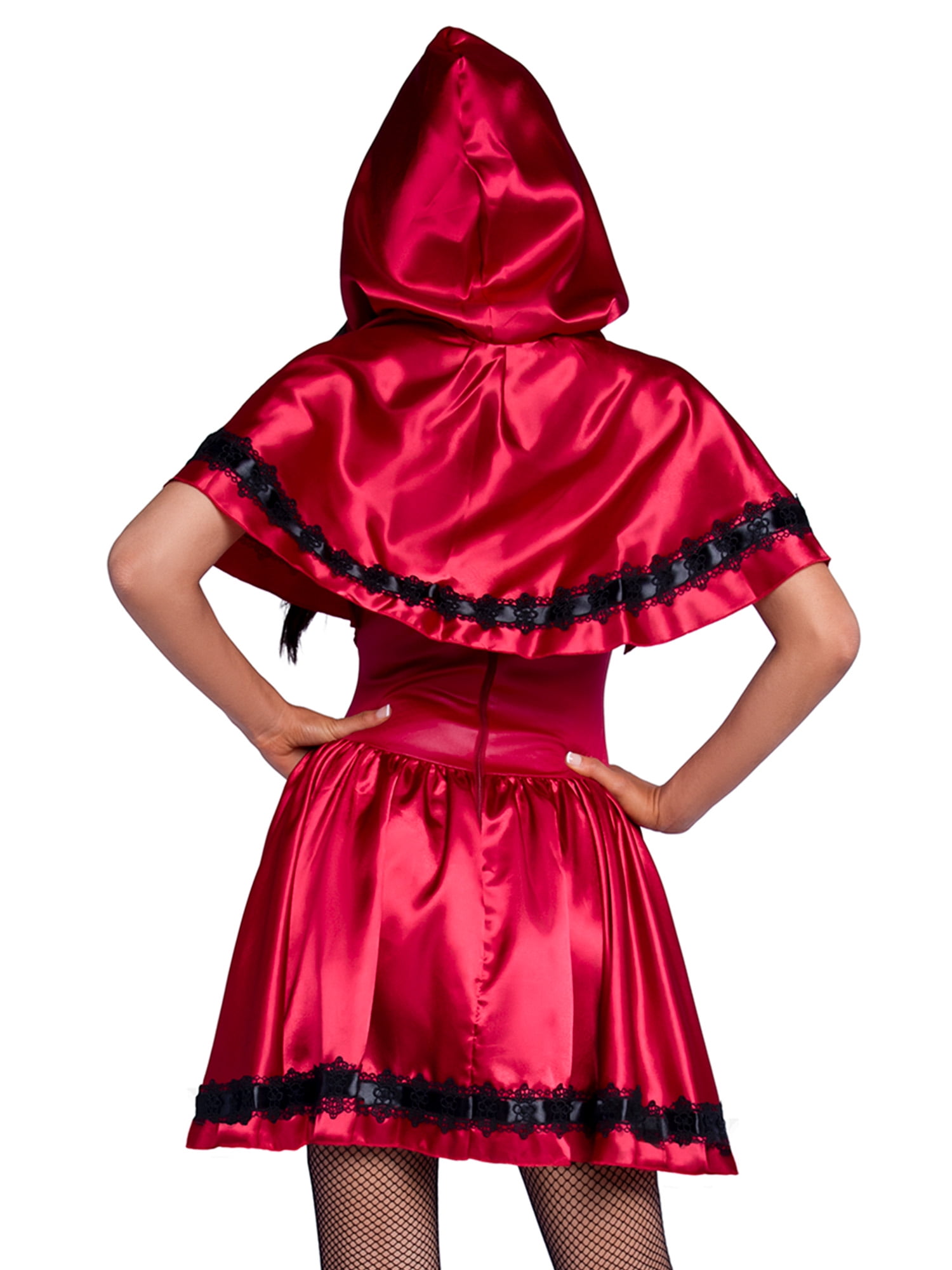 Gothic Red Riding Hood Costume For Halloween,Theme Parties, Cosplay Game,  Masquerade Size L 