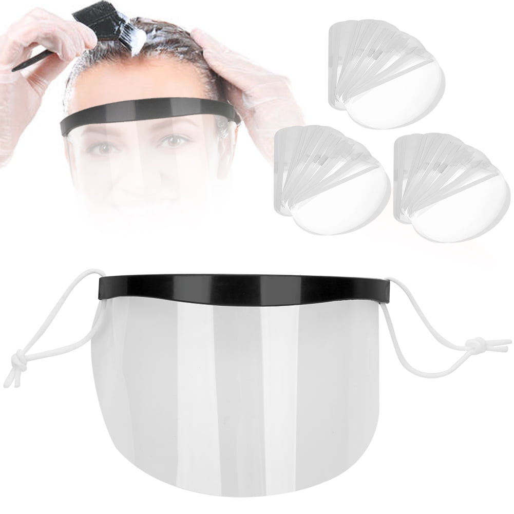 Details about   Non-odor Comfortable Plastic Face Salon Face Cover For Home For Barbeshop 