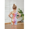 thumbnail image 2 of Gymnastics Leotards for Girls Rainbow Unicorn Toddlers Kids Tumbling Outfit Dance Unitard Biketards with Shorts, 2 of 6