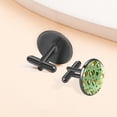 thumbnail image 6 of Saint Patrick's Day Men's Stainless Steel Cufflinks Set for Formal Attire - Ideal for Business Meetings and Special Occasions, 6 of 6