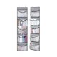 thumbnail image 3 of Over the Door Organizer with 5 Pockets Foldable Hanging Closet Storage Essentials Sundries Stuffed, 3 of 5