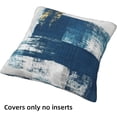 thumbnail image 4 of Pillow Covers 18x18 Inch Set of 4 Abstract Blue Grey Throw Pillow Covers Farmhouse Cushion Case Decor for Sofa Couch, 4 of 6