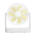 thumbnail image 2 of Mini ventilador portátil Ventilador colgante USB Ventilador eléctrico Ajuste blanco Circulador de aire doméstico Silencioso para dormitorio Viaje, 2 of 2
