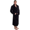 thumbnail image 2 of Mens Hooded Robe - Plush Shawl Kimono Bathrobe, 2 of 6