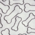 thumbnail image 3 of Bone Dry Embossed Bone Pet Blanket, 36x48", Black, 3 of 3