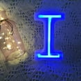 thumbnail image 3 of LED Neon Letter Lights, Light Up LED Letters Lights Light Up Marquee Letters Lights Letters Neon Signs Battery USB Blue, 3 of 7