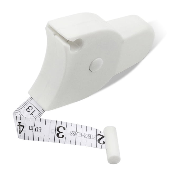 Inteprter Regla de medición de cinta de medición de fitness corporal de tela autoajustable para niños, herramientas de confección de 60 pulgadas y 150 Tela de costura y artesanía Blanco Inteprter HA009090-01
